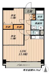 シャルマン冨士塚の物件間取画像